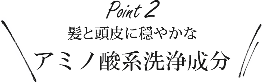 敏感肌などの肌の弱い方でも安心、アミノ酸系洗浄成分